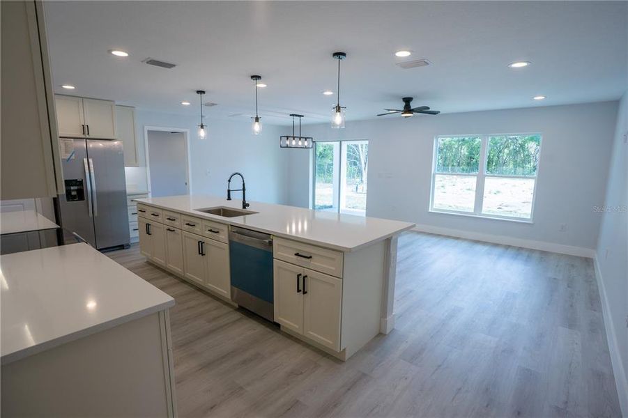 Furnished interior view inside a new home in , Dunnellon (Image 7).