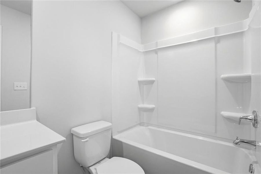 Furnished interior view inside a new home in Ellorie Estates, Dawsonville (Image 20).