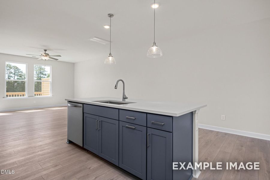 Furnished interior view inside a new home in Forestville Yard Townhomes, Knightdale (Image 9).