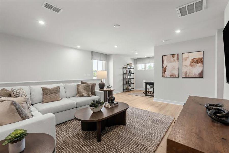 Furnished interior view inside a new home in Sea Trail, Sunset Beach (Image 8).