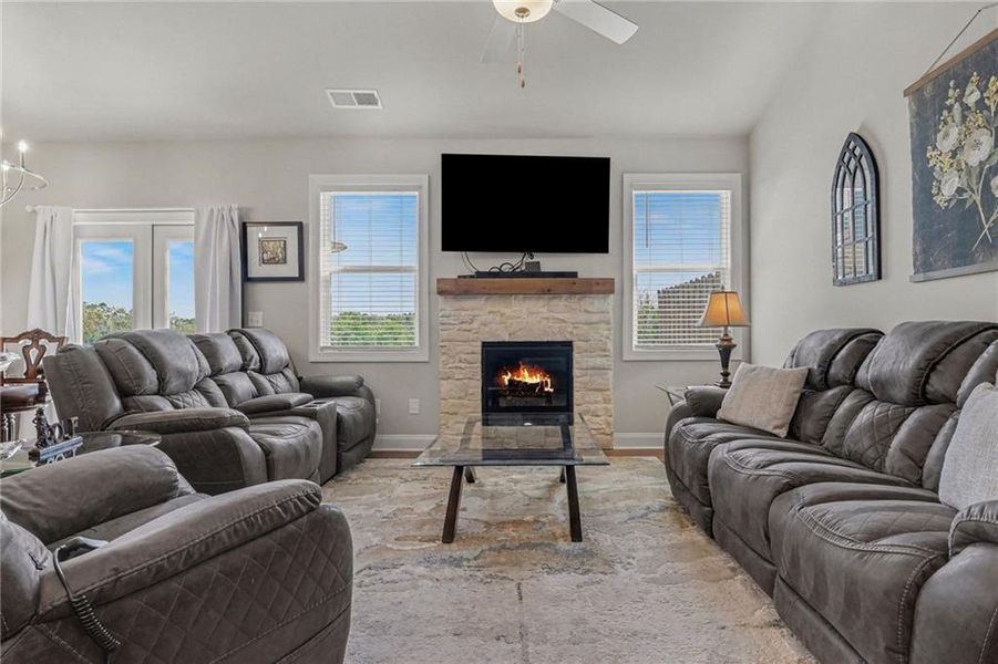 Furnished interior view inside a new home in , Canton (Image 7).