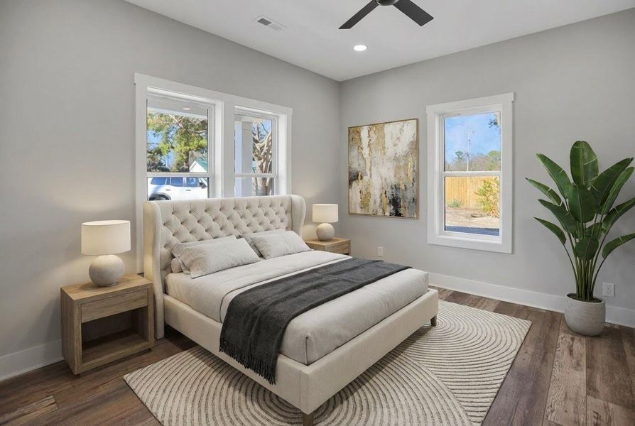 Furnished interior view inside a new home in , St. Stephen (Image 10).