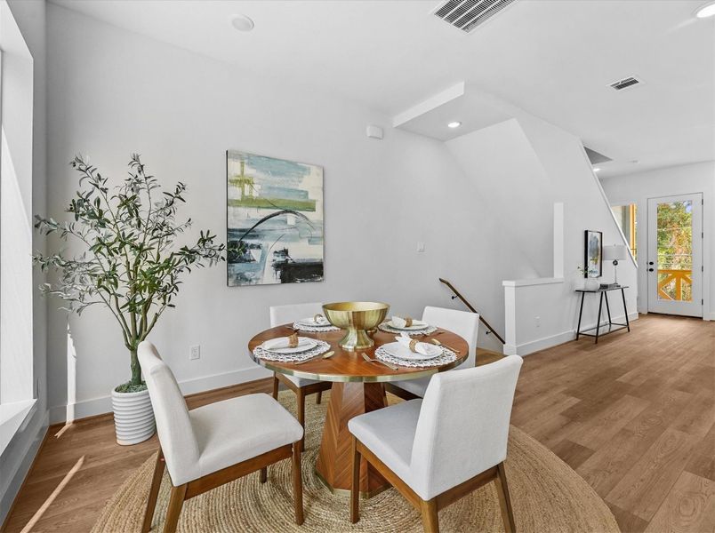 Furnished interior view inside a new home in , Houston (Image 22).