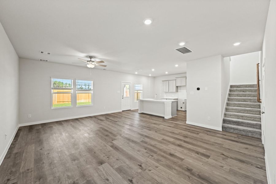 Spacious, unfurnished interior of a new home in Northpark South, Porter (Image 21). Spacious, unfurnished interior of a new home in Northpark South, Porter (Image 21).