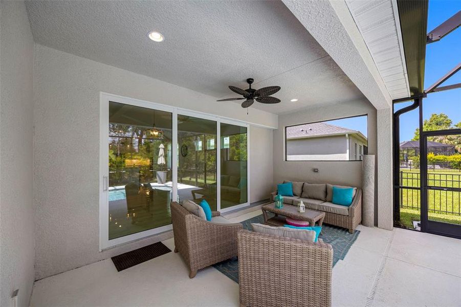 Exterior details and patio area of a home in , Parrish (Image 26).