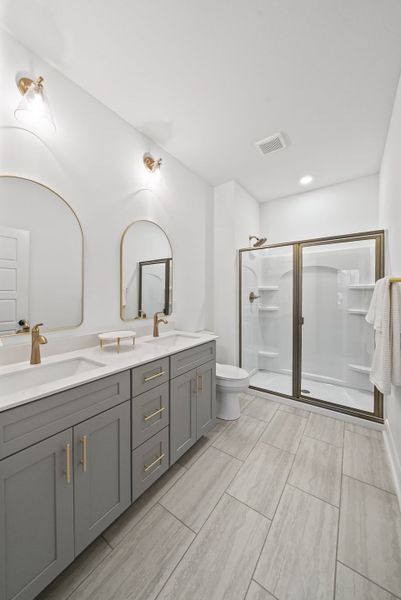 Furnished interior view inside a new home in New Hope Estates, Clarksville (Image 3).
