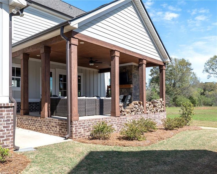 Exterior details and patio area of a home in , Watkinsville (Image 3).