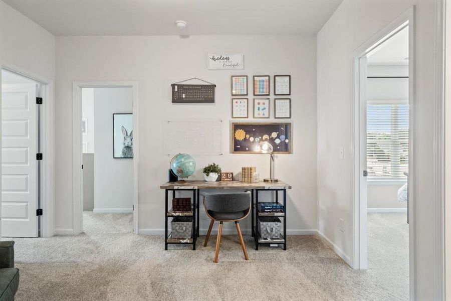 Furnished interior view inside a new home in The Stiles, Cartersville (Image 9).