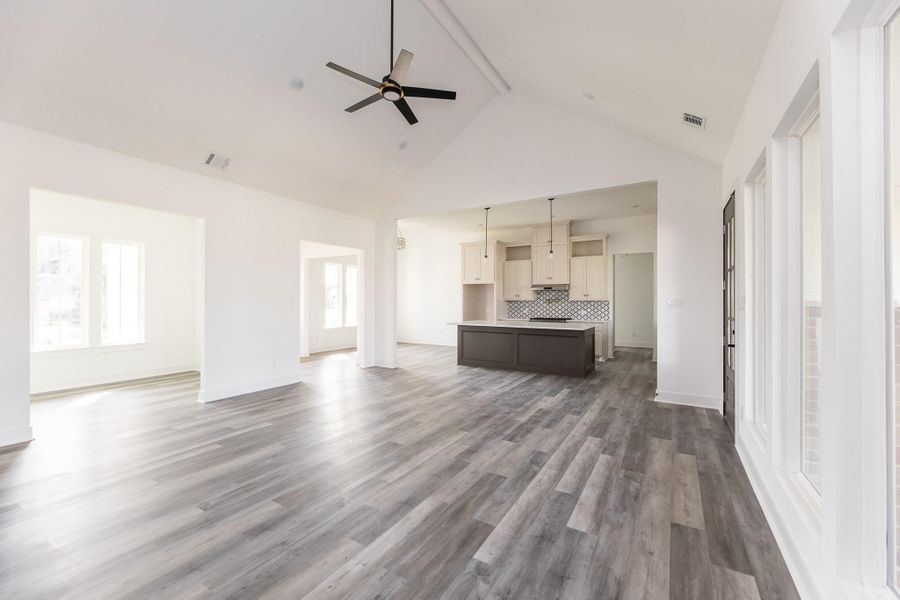 Spacious, unfurnished interior of a new home in , Cypress (Image 24).