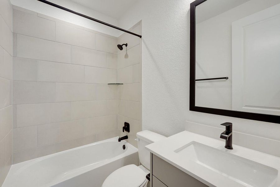 Furnished interior view inside a new home in The Porch at Du Pre, Buda (Image 4). Furnished interior view inside a new home in The Porch at Du Pre, Buda (Image 4).