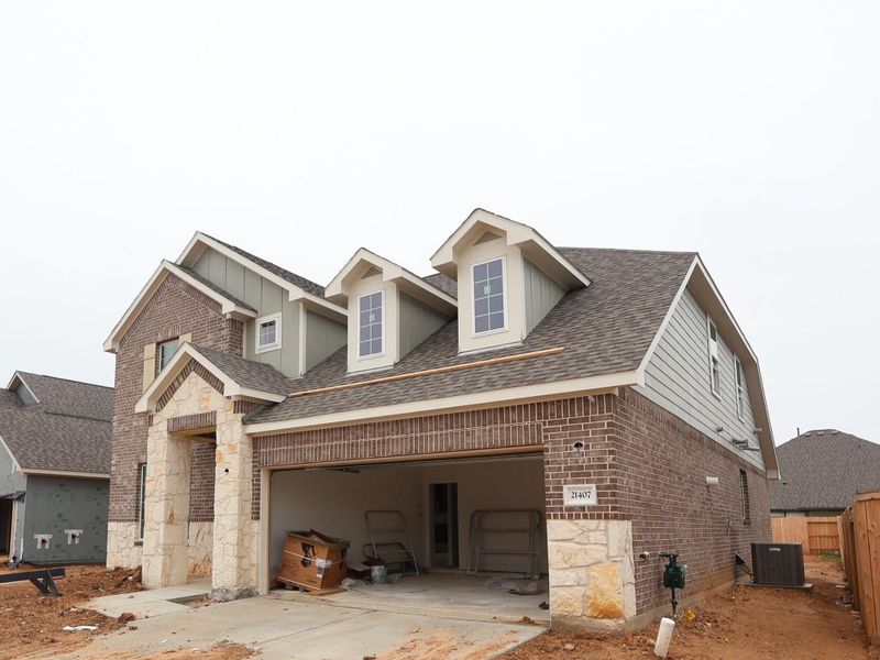 In-progress construction of a new home in Sorella, Tomball, TX (Image 18).