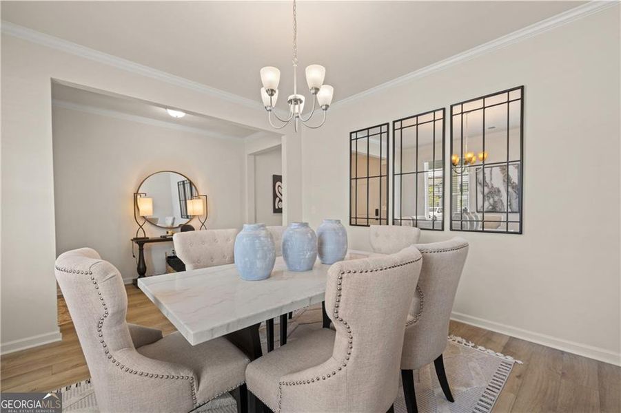 Furnished interior view inside a new home in Cascade Ridge at Niskey Lake, Atlanta (Image 4).