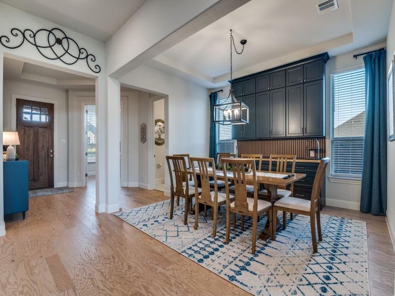 Furnished interior view inside a new home in , Wylie (Image 20). Furnished interior view inside a new home in , Wylie (Image 20).