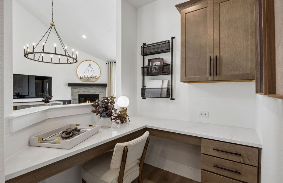 Representative furnished interior of a home built from the Rainier by Pulte Homes in Overland Grove, Forney (Image 10).
