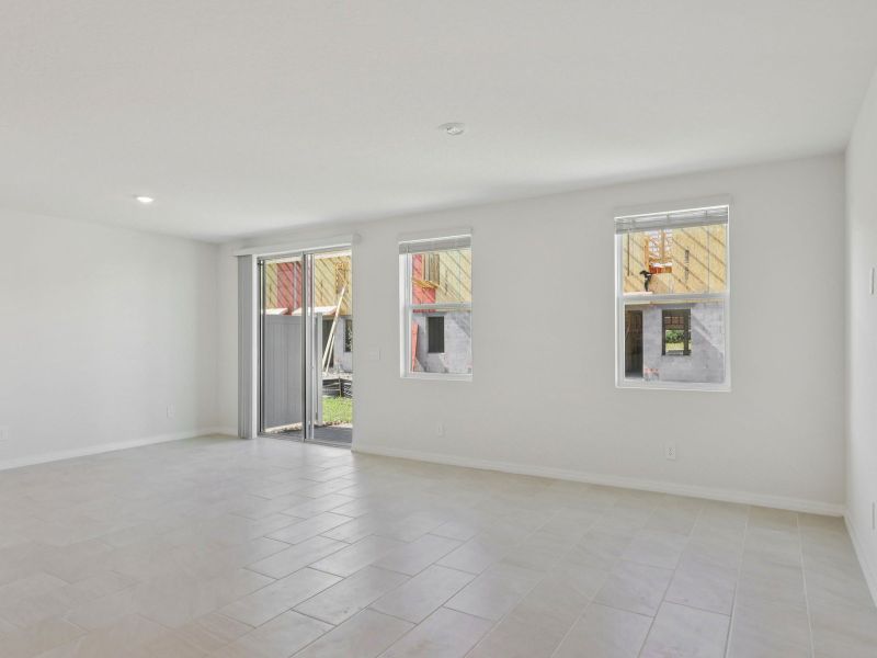 Spacious, unfurnished interior of a new home in The Meadow at Crossprairie Townes, St. Cloud (Image 8). Spacious, unfurnished interior of a new home in The Meadow at Crossprairie Townes, St. Cloud (Image 8).