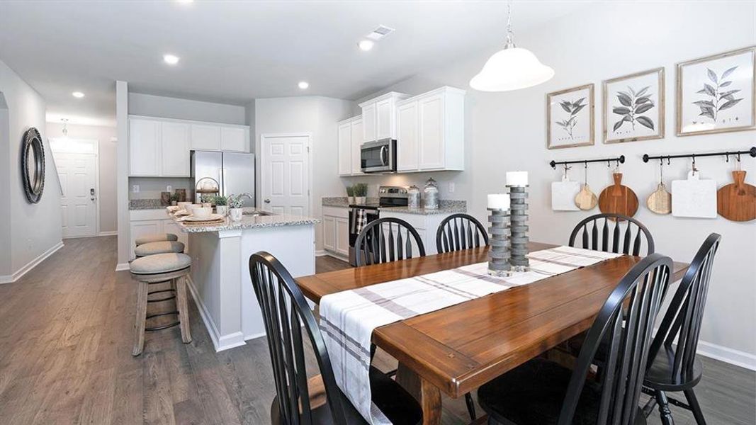 Furnished interior view inside a new home in Twin Lakes, Hoschton (Image 32).