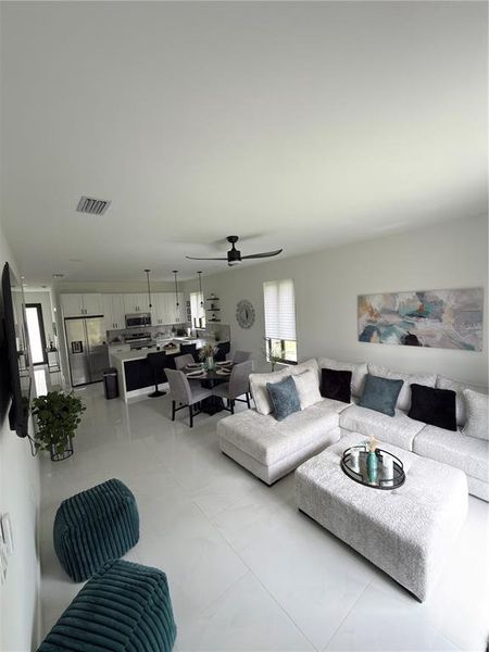 Furnished interior view inside a new home in , Lehigh Acres (Image 6).