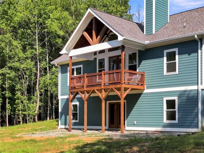 Exterior details and patio area of a home in , Talking Rock (Image 30).