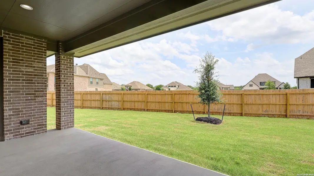 Exterior details and patio area of a home in Alsatian Oaks, Castroville (Image 23).