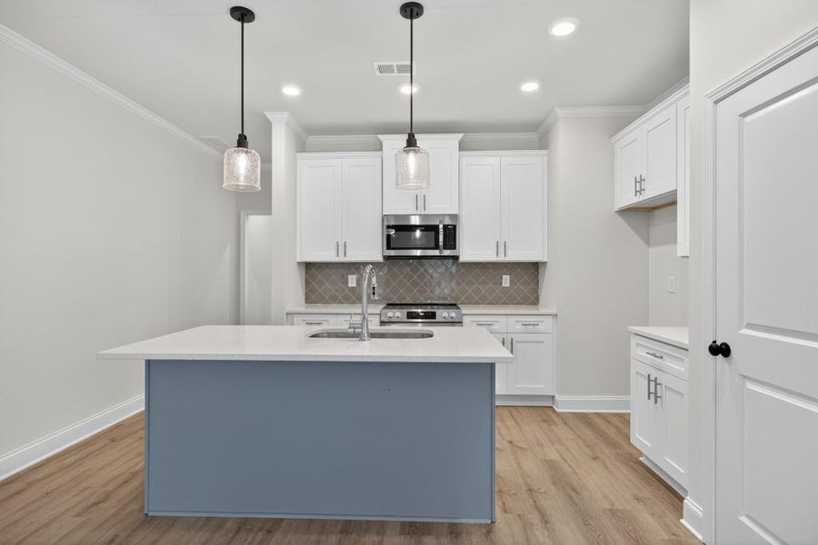 Furnished interior view inside a new home in Medlock Park, Austell (Image 8).