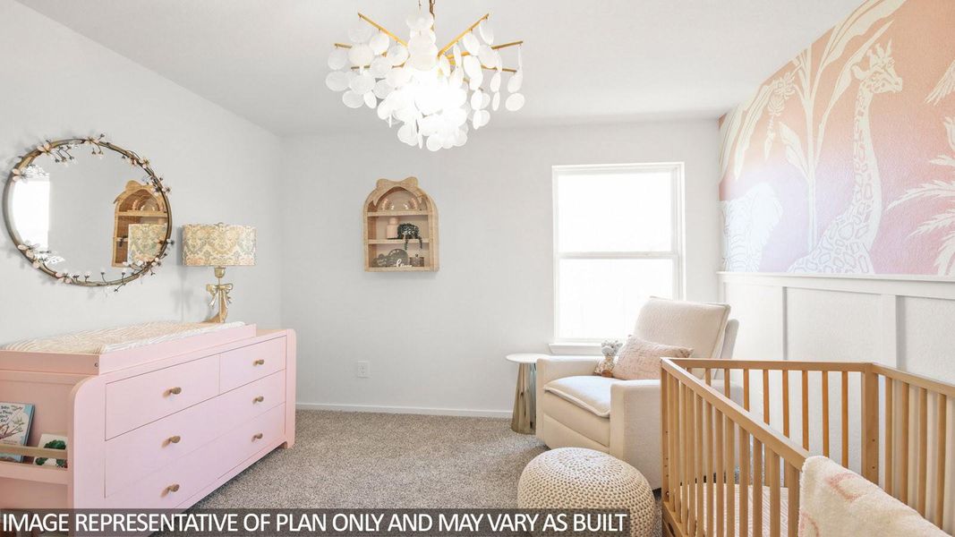 Furnished interior view inside a new home in River Ranch Trails, Dayton (Image 12).