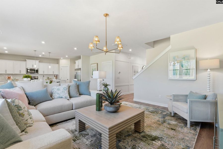Furnished interior view inside a new home in Boykin Hills, Chapin (Image 19).