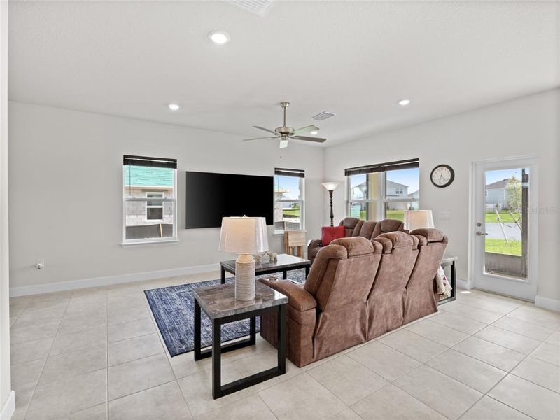 Furnished interior view inside a new home in , Palm Bay (Image 8). Furnished interior view inside a new home in , Palm Bay (Image 8).