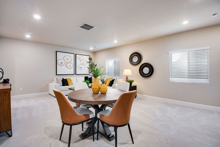 Representative furnished interior of a home built from the 3401 by Tri Pointe Homes in Westside Crossing, Berthoud (Image 29).