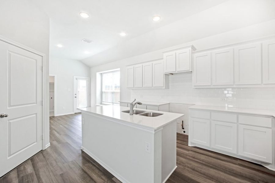 Representative exterior photo of a completed home built from the Bastrop by Impression Homes in Heartland, Heartland, TX (Image 6).
