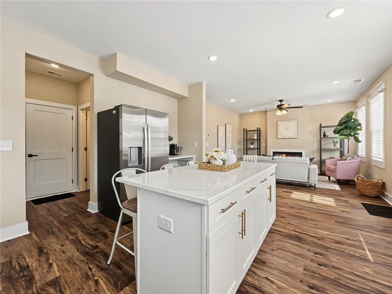 Furnished interior view inside a new home in , Austell (Image 8).