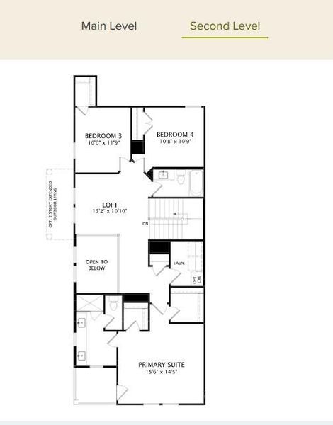 2D floor plan layout of this home in Austin Point Summit, Richmond, TX (Image 3). 2D floor plan layout of this home in Austin Point Summit, Richmond, TX (Image 3).