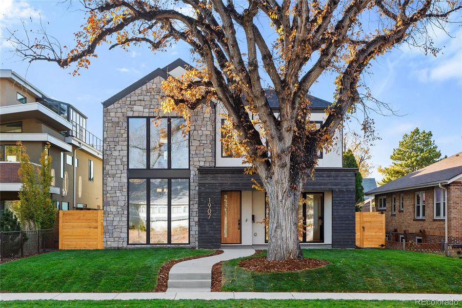 Front exterior of a new home in , Denver, CO, highlighting curb appeal (Image 28).