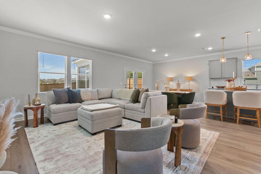 Furnished interior view inside a new home in , Summerville (Image 9). Furnished interior view inside a new home in , Summerville (Image 9).
