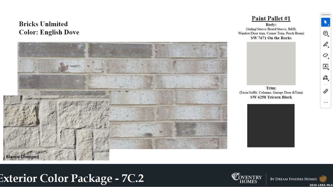 Sample of building materials used in homes in Garden Grove, San Antonio (Image 3).