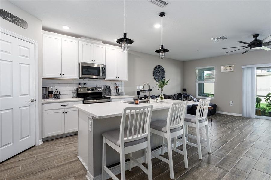 Furnished interior view inside a new home in , Palmetto (Image 13).