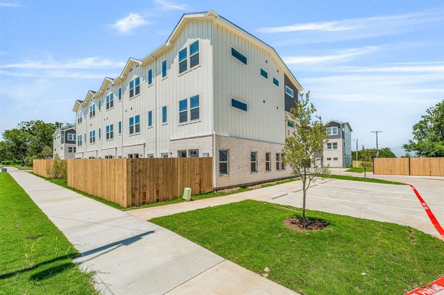Front exterior of a new home in , Stephenville, TX, highlighting curb appeal (Image 23). Front exterior of a new home in , Stephenville, TX, highlighting curb appeal (Image 23).