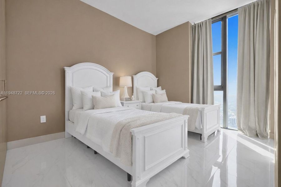 Furnished interior view inside a new home in , Miami (Image 33).