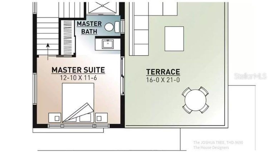2D floor plan layout of this home in , Punta Gorda, FL (Image 5).