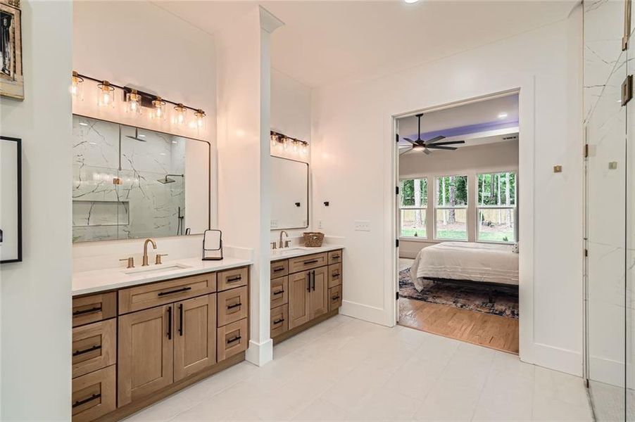 Furnished interior view inside a new home in , Snellville (Image 18).