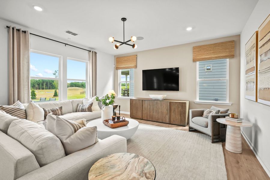 Representative furnished interior of a home built from the Austin by Pulte Homes in Cannon Run, Concord (Image 19).