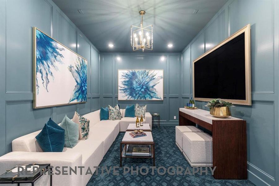 Furnished interior view inside a new home in Furst Ranch, Flower Mound (Image 12).