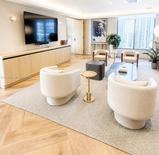 Furnished interior view inside a new home in , Miami (Image 5). Furnished interior view inside a new home in , Miami (Image 5).