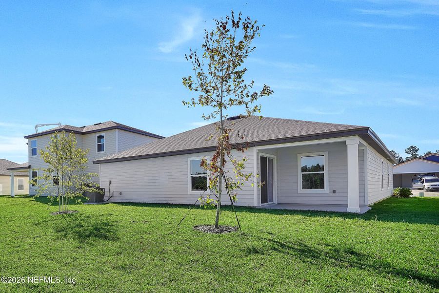 Exterior details and patio area of a home in Westport Landing, Jacksonville (Image 3). Exterior details and patio area of a home in Westport Landing, Jacksonville (Image 3).