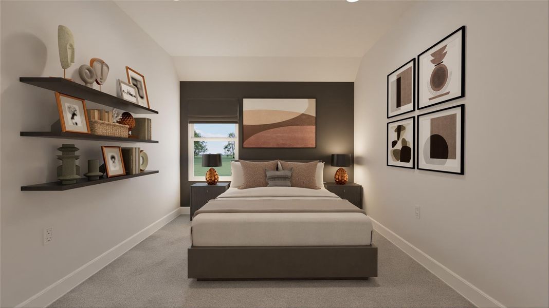 Furnished interior view inside a new home in Oakberry Trails, Waller (Image 14).