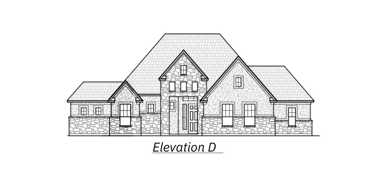 Representative exterior photo of a completed home built from the Mackenzie by Chesmar Homes in Sienna Lakes, San Antonio, TX (Image 18).