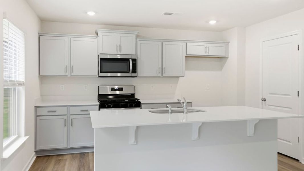 Furnished interior view inside a new home in Bentley Park, Greenwood (Image 8). Furnished interior view inside a new home in Bentley Park, Greenwood (Image 8).