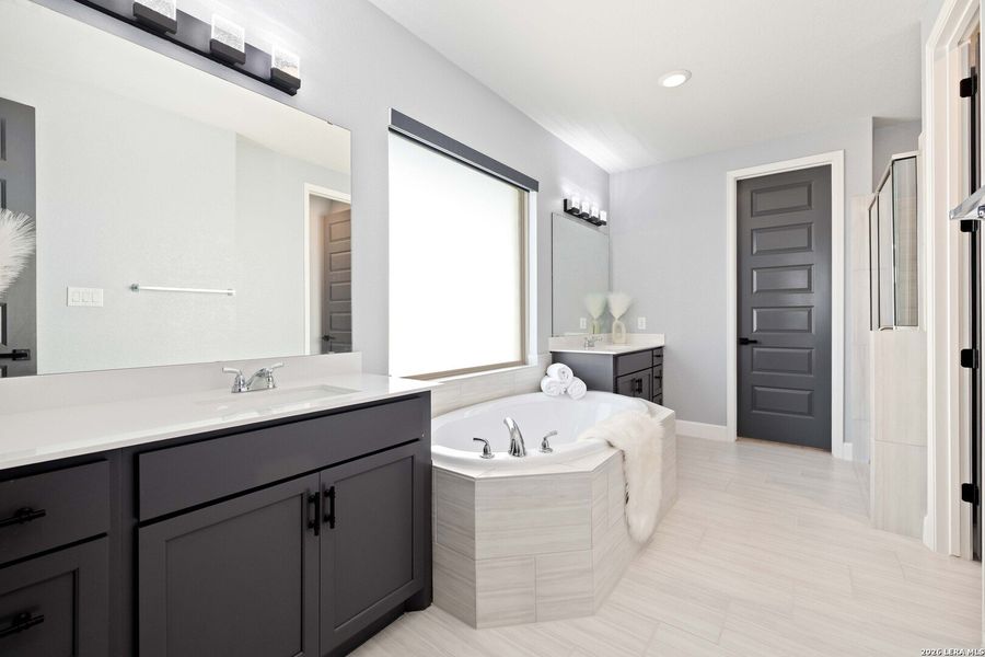 Furnished interior view inside a new home in Kallison Ranch, San Antonio (Image 6).
