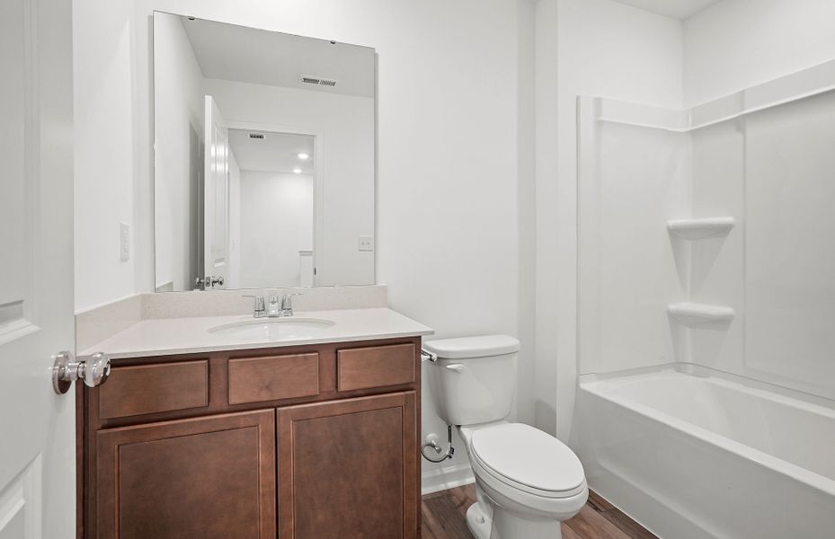 Furnished interior view inside a new home in Mallard Park, Charlotte (Image 12). Furnished interior view inside a new home in Mallard Park, Charlotte (Image 12).