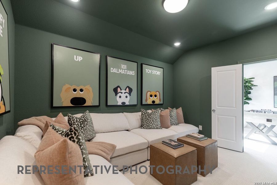 Furnished interior view inside a new home in Venado Crossing, Cibolo (Image 24).
