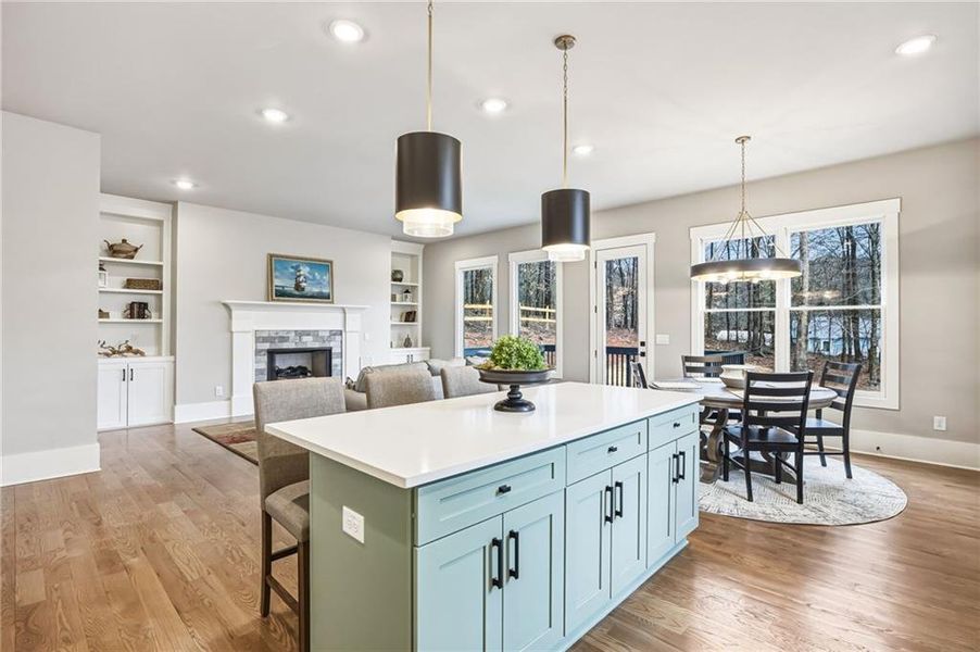 Furnished interior view inside a new home in , Canton (Image 43).